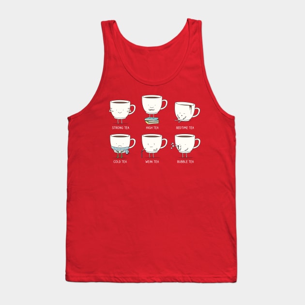 Tea Tank Top by milkyprint